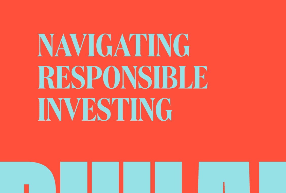 Text: Navigating responsible investing
