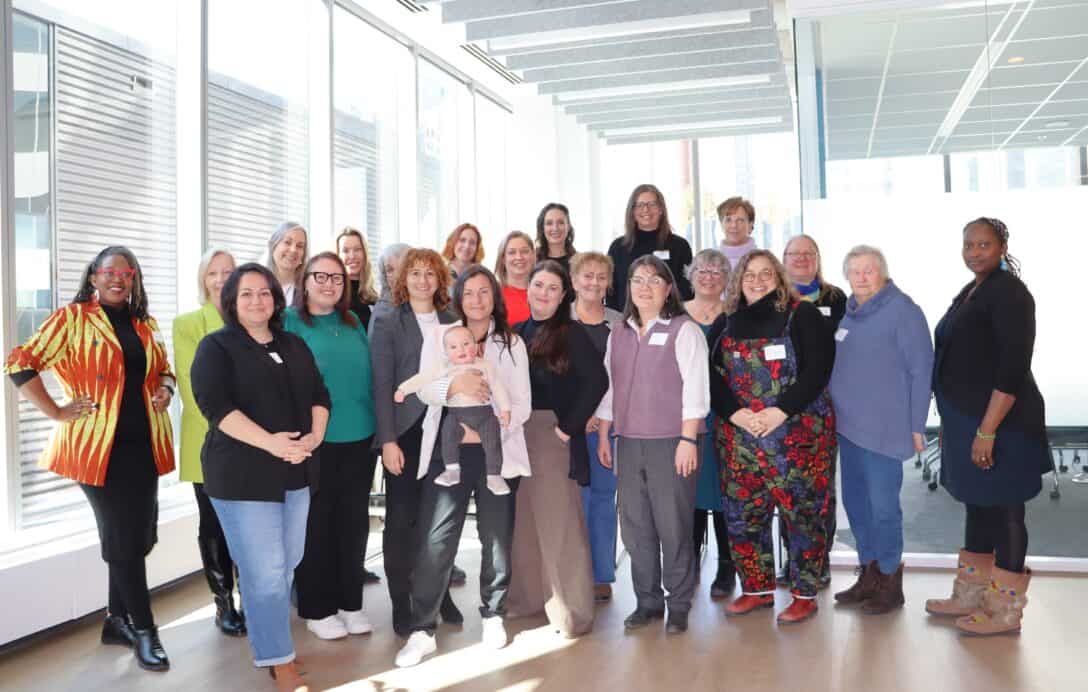 A group photo of the CEOs and EDs from YWCAs from across Canada who gathered in Toronto.